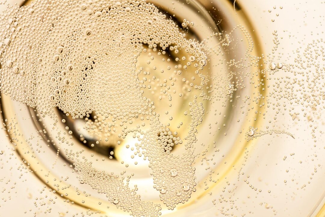 Blanc de Blancs Chardonnay im Glas