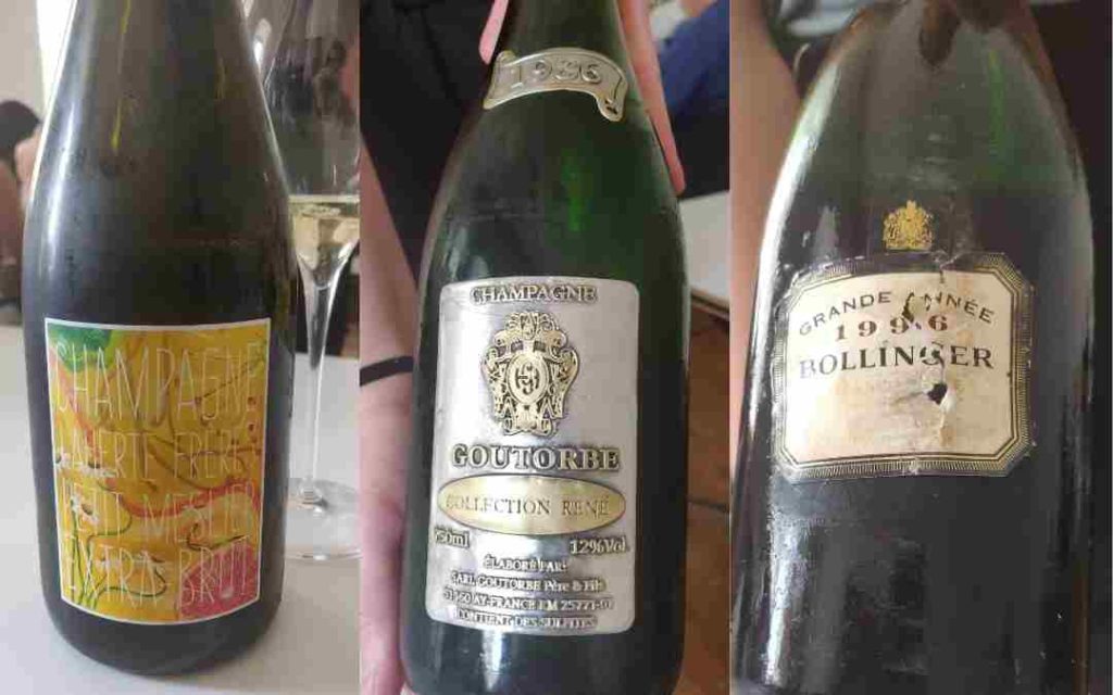 Bollinger, Champagne Laherte Freres, Goutorbe Vintage Champagner