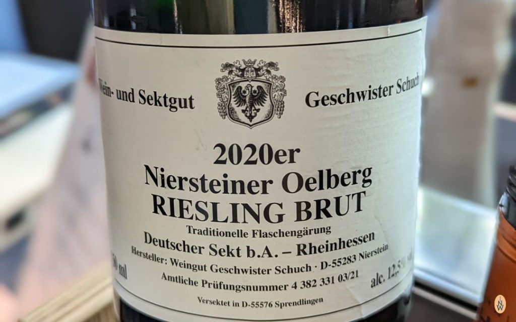 Weingut Geschwister Schuch - Sekt Niersteiner Ölberg Riesling Brut, Sektbörse
