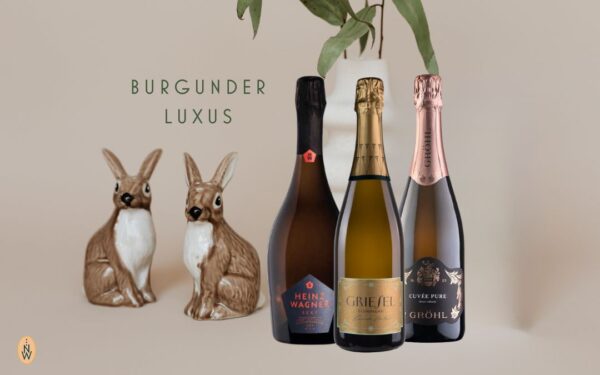 Sektpaket2 Ostern Burgunderluxus Griesel Exquisite heinz Wagner Blanc Cuvüee Gröhl Pure Rosé