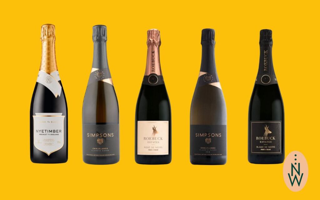 Line Up English Sparkling Wine Nyetimber Roebuck Simpsons Louis Pommery