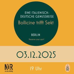 Bollicine trifft Sekt - NOR Berlin Schaumweinmagazin