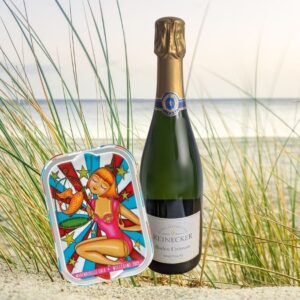 Sektpaket: Baden Crémant Reinecker Vintage Sardinen Le Perle des Dieux