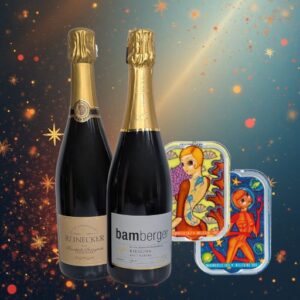 Sektpaket mit Sardinen_zwei